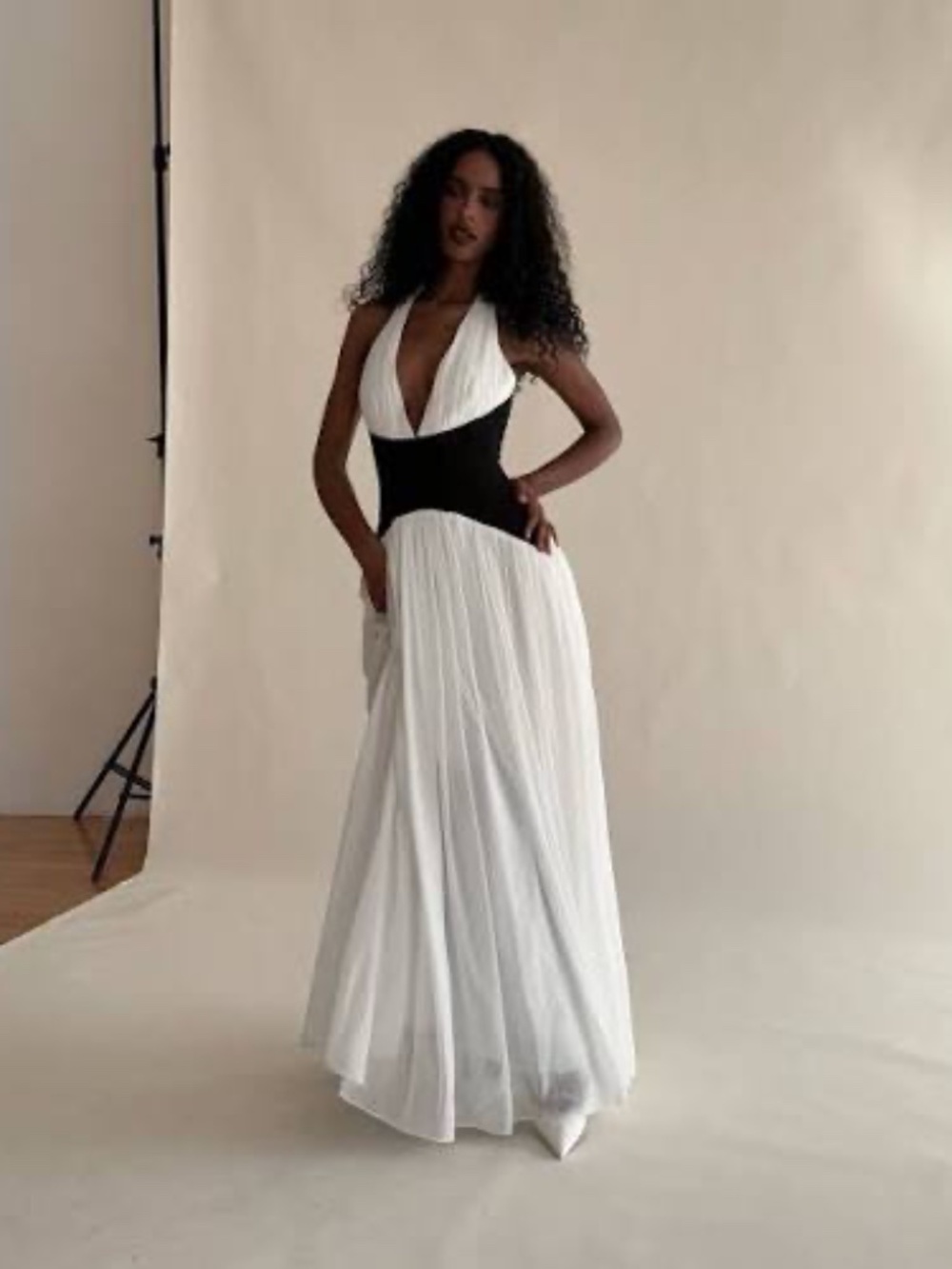 NWT leau harlowe corset maxi dress S